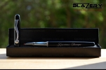 Ручка с гравировкой Black droplet -360-